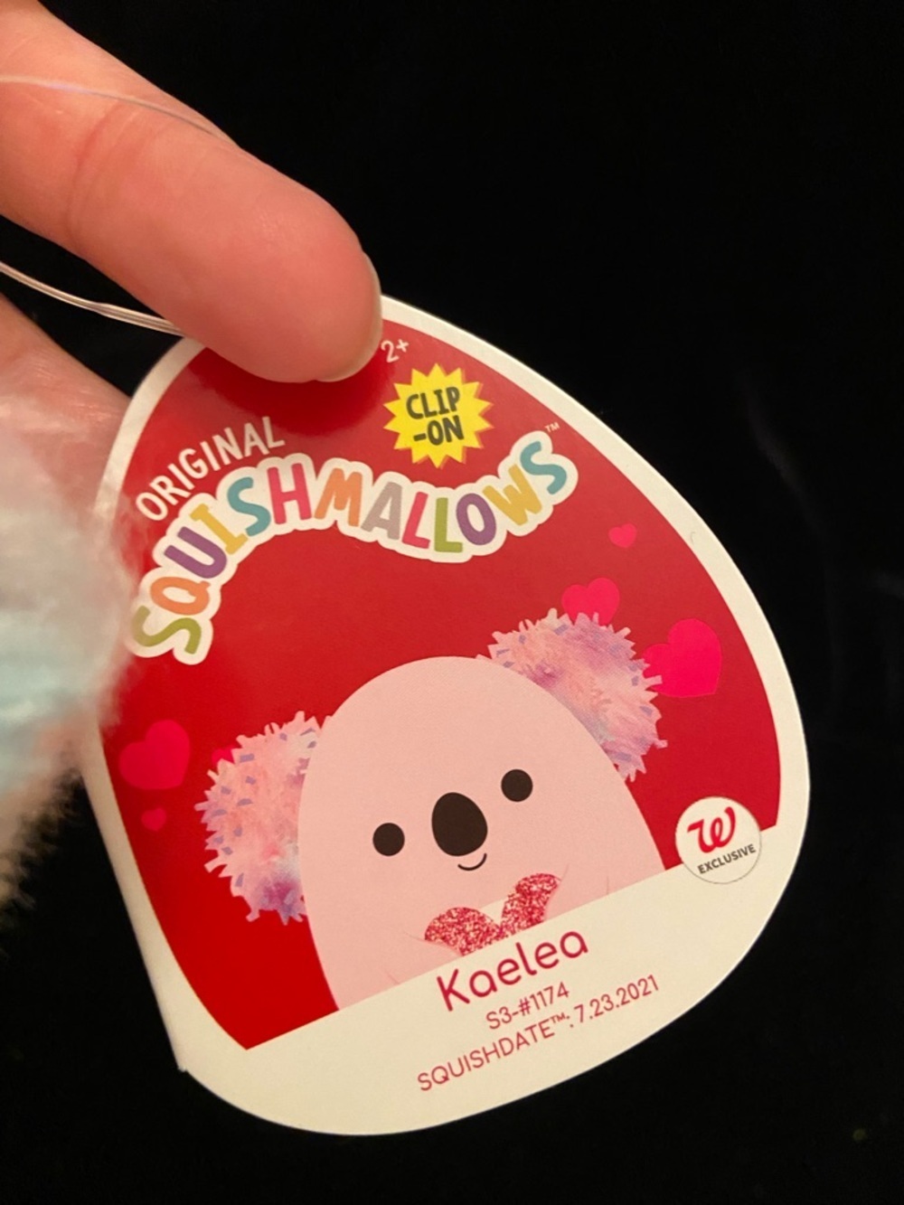 π Squishmallows 3.5" Clip On Kaelea the Pink Koala Bear. NEW Flaw - Picture 2 of 4